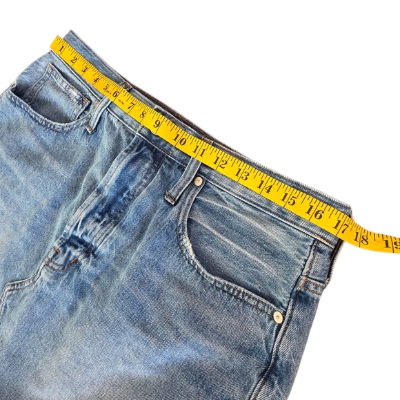 Madewell Rigid Denim Relaxed Mini Skirt in Rosehill Wash Size 30 - Picture 5 of 14